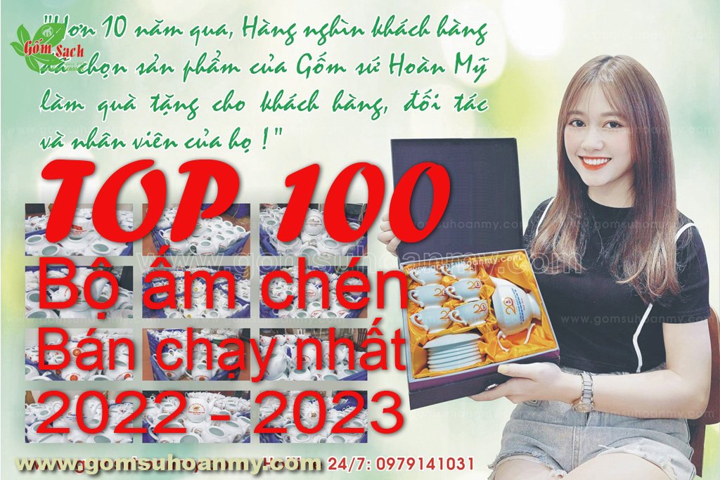 TOP 100 Bộ ấm chén bát tràng in logo quà tặng bán chạy nhất 2022 2023